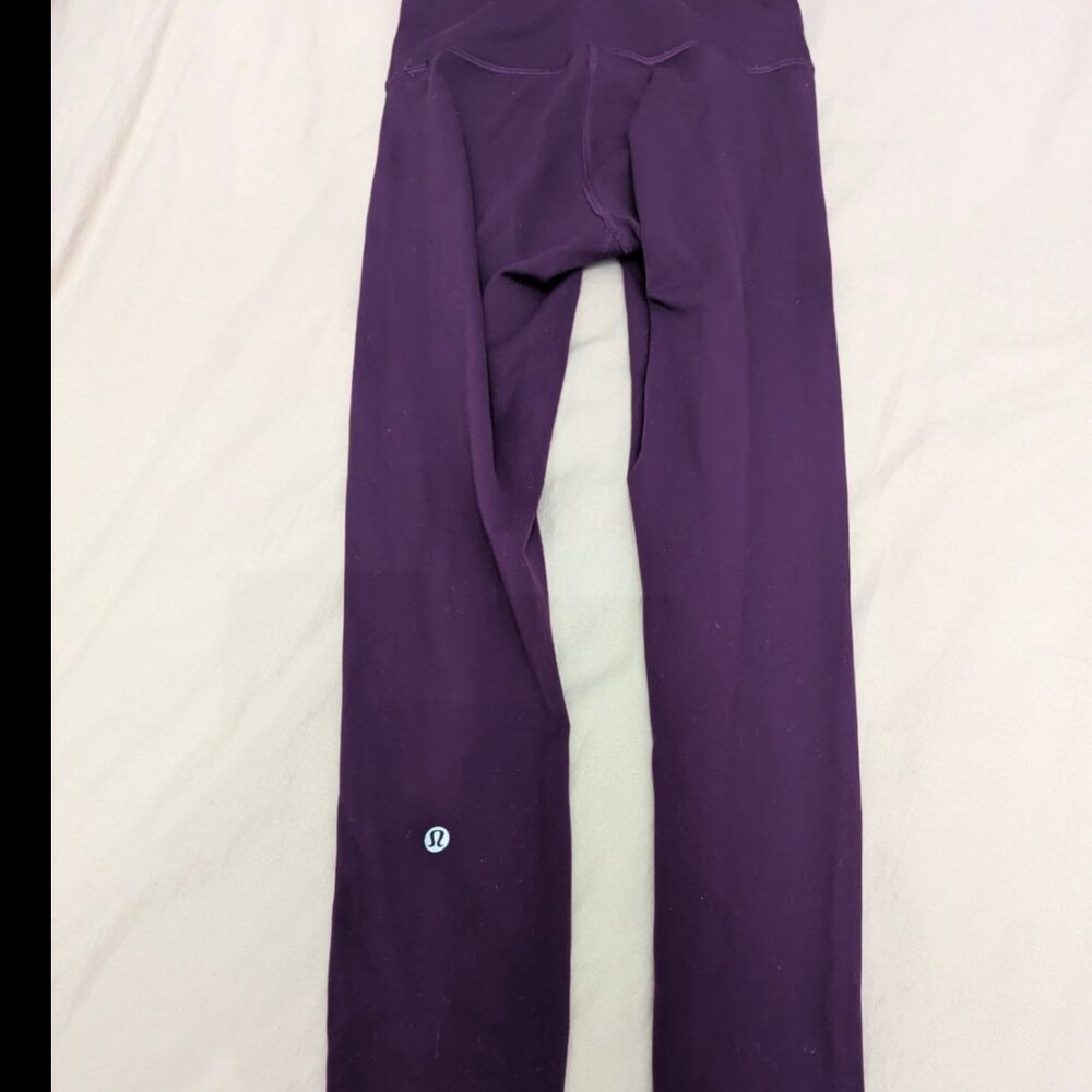 Purple Lululemon Full Length Leggings - size 2